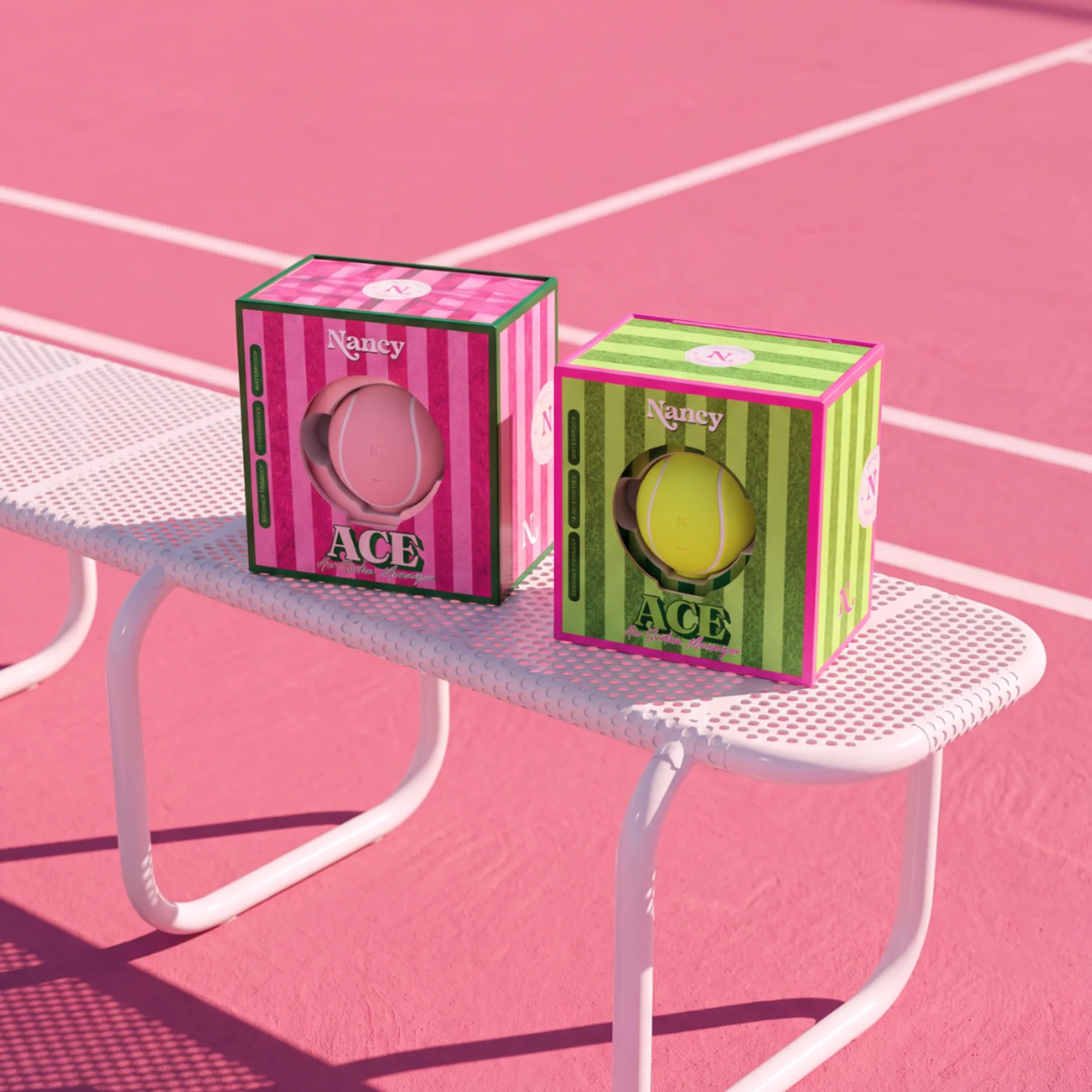 Tennis ball vibrator lifestyle shot